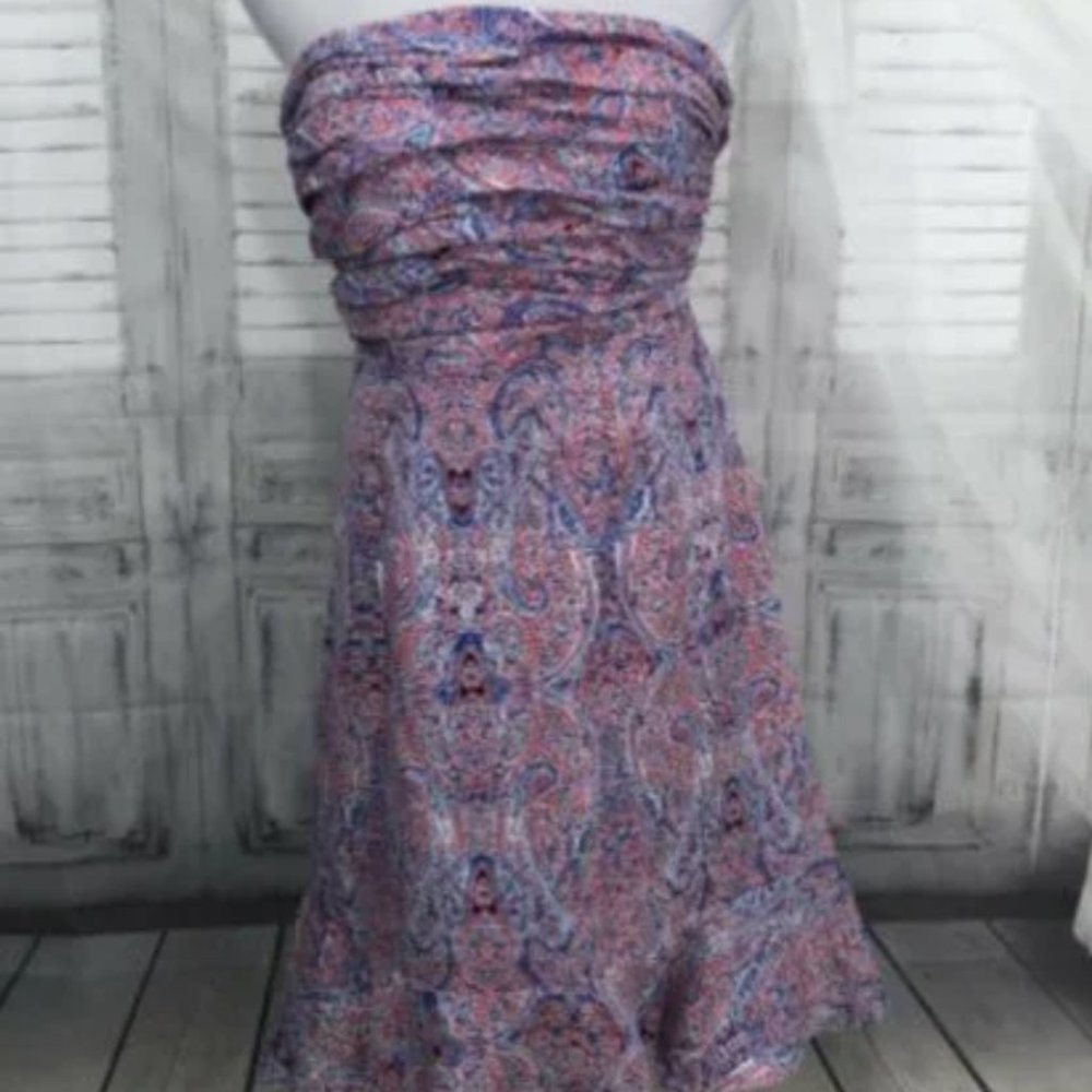 The Limited Outback Strapless Mini Dress